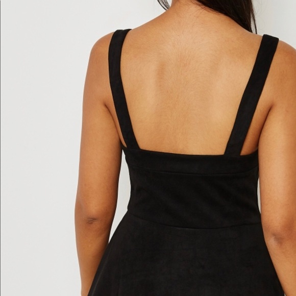 Button Detail Skater Dress - Picture 3 of 7